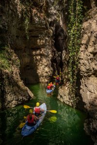 Kayak nel Parco Fluviale Novella