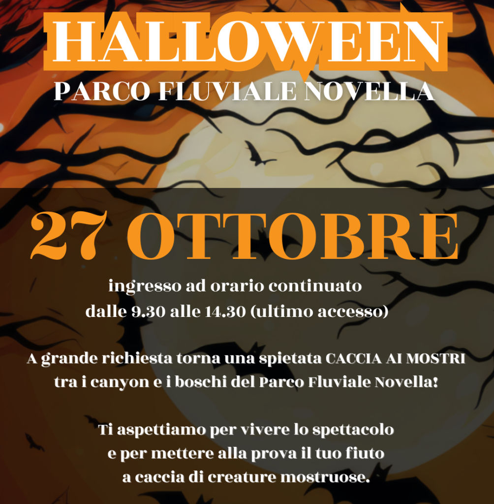 Speciale Halloween 2024 al Parco Fluviale Novella